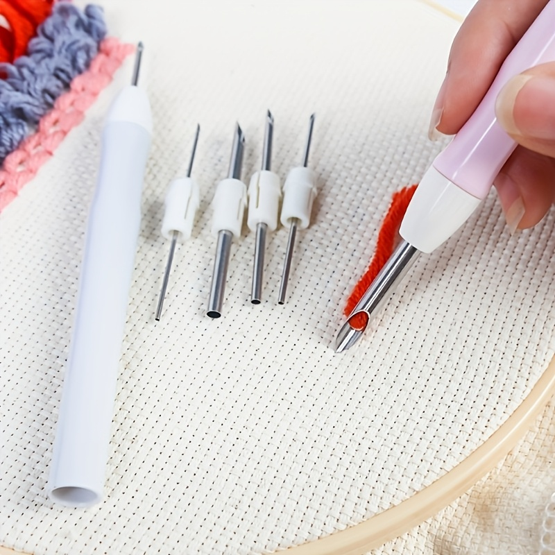 Craft Embellishment Storage - Versatile Punch Needle Set- Includes 6
