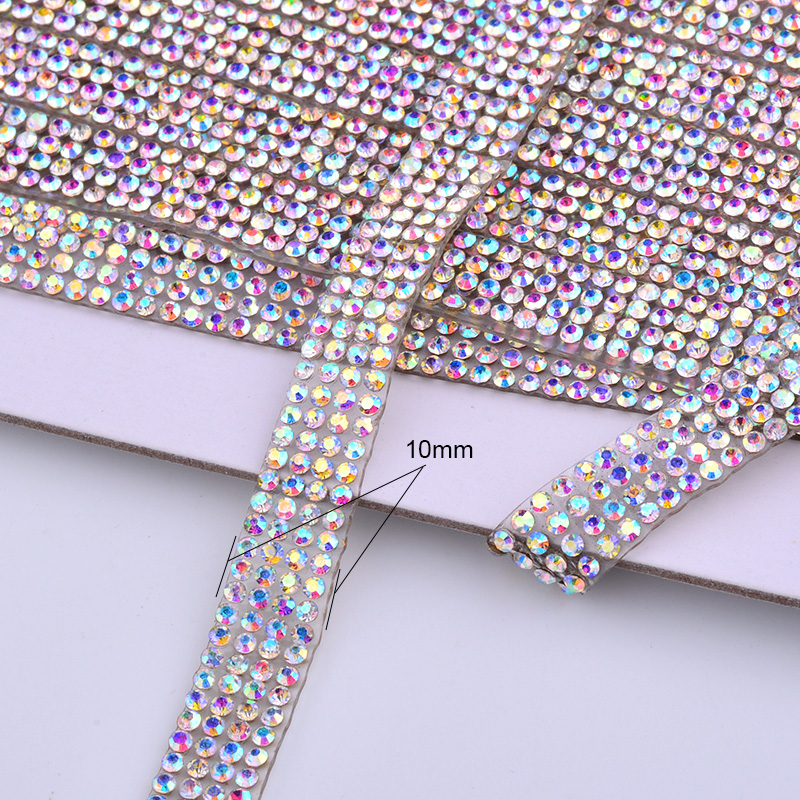 JUNAO 5Yard Crystal AB Rhinest - Crystal Mesh Fabric incelemesi ve fiyatı