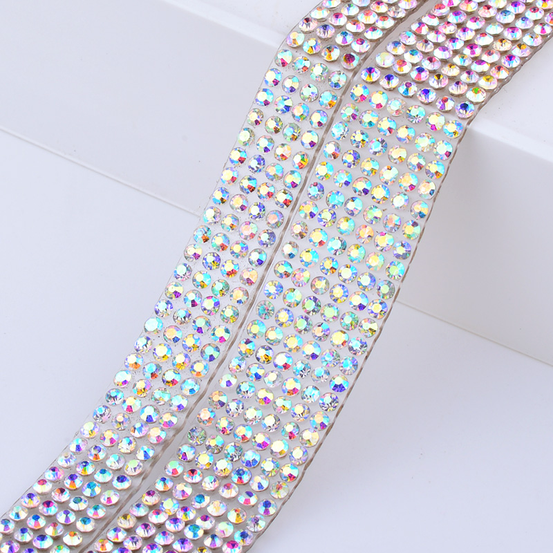 JUNAO 5Yard Crystal AB Rhinest - Crystal Mesh Fabric incelemesi ve fiyatı