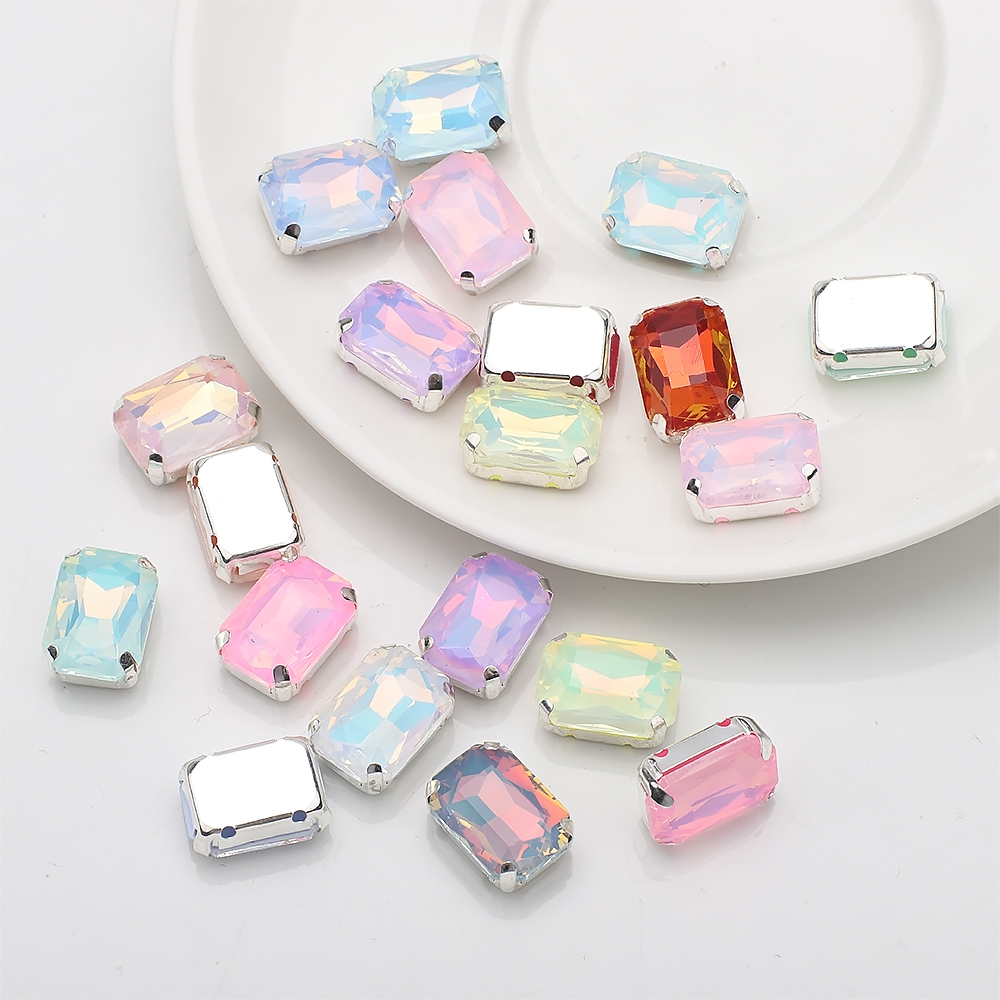 10 Pcs 10x14mm Sew On Rhinesto - Sew On Rhinestone incelemesi ve fiyatı