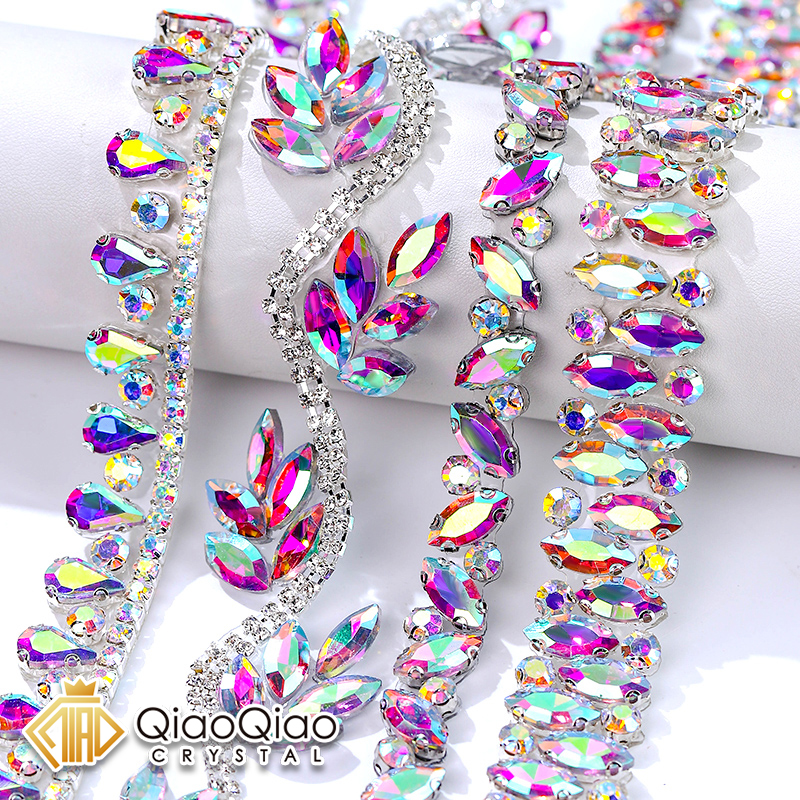 QIAO Rhinestone Trim Crystal A - Crystal Mesh Fabric incelemesi ve fiyatı