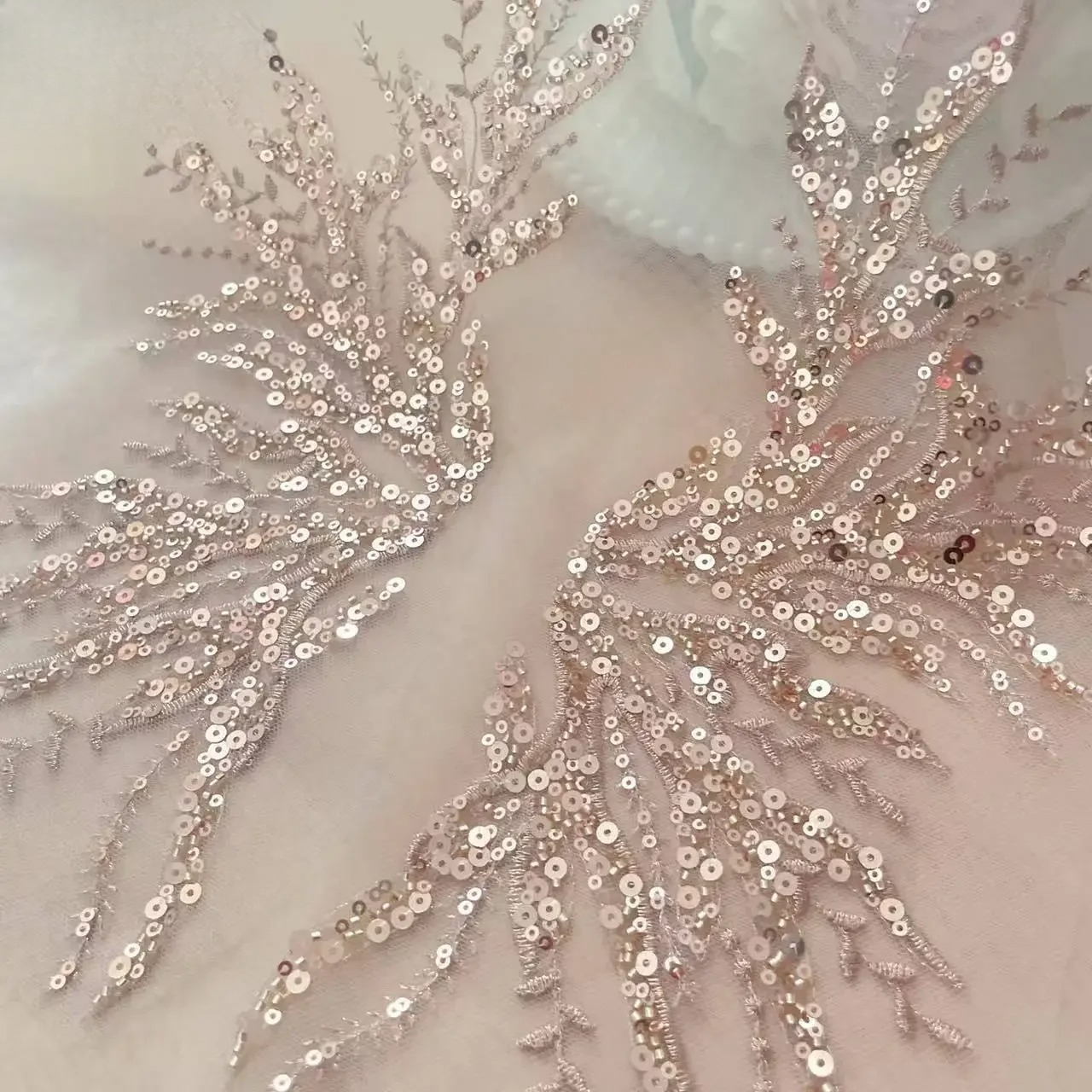 5Pair-2Pair.Rose Gold Sequin T - Applique Patch Flower incelemesi ve fiyatı