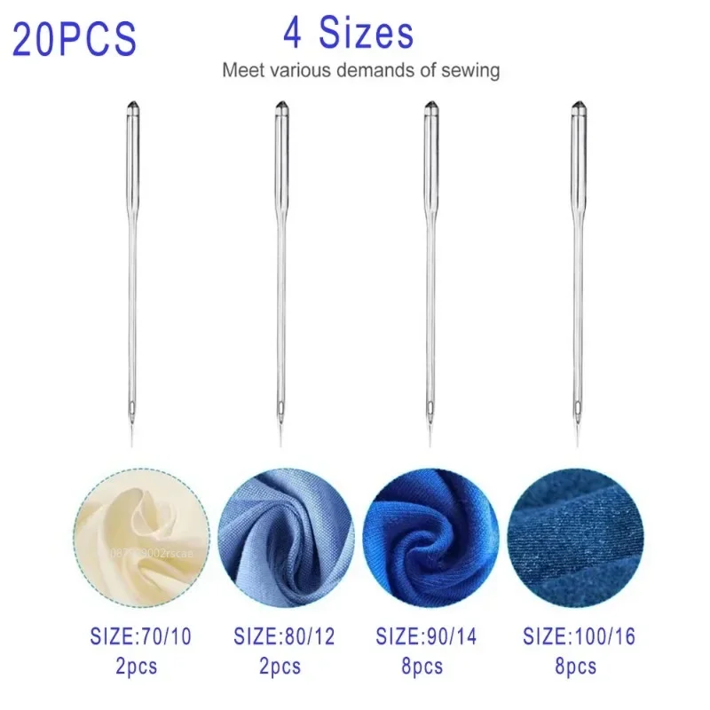 20pcs/box Sewing Machine Needl - Craft Embellishment Storage incelemesi ve fiyatı
