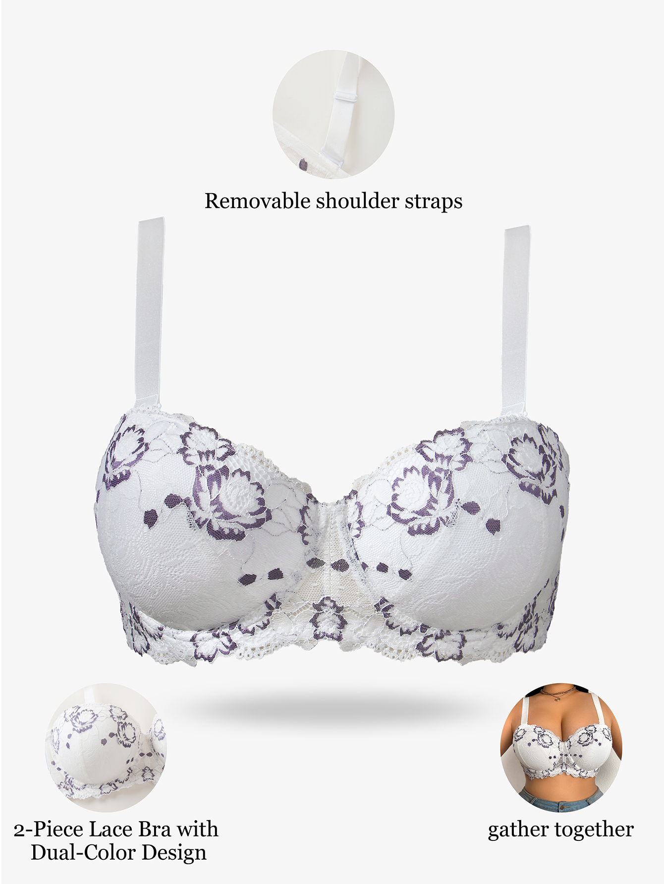 Plus Size Lace & Embroidery Wo - Embroidery Embellishments incelemesi ve fiyatı