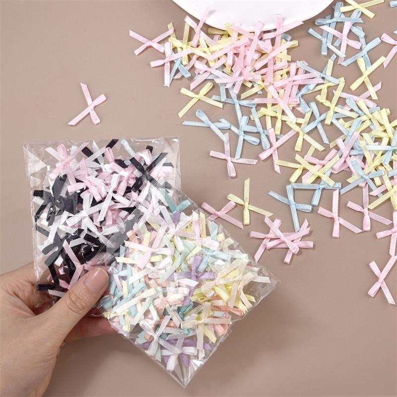 100Pcs 3mm Ribbons Mini Satin  - Christmas Craft Embellishment incelemesi ve fiyatı