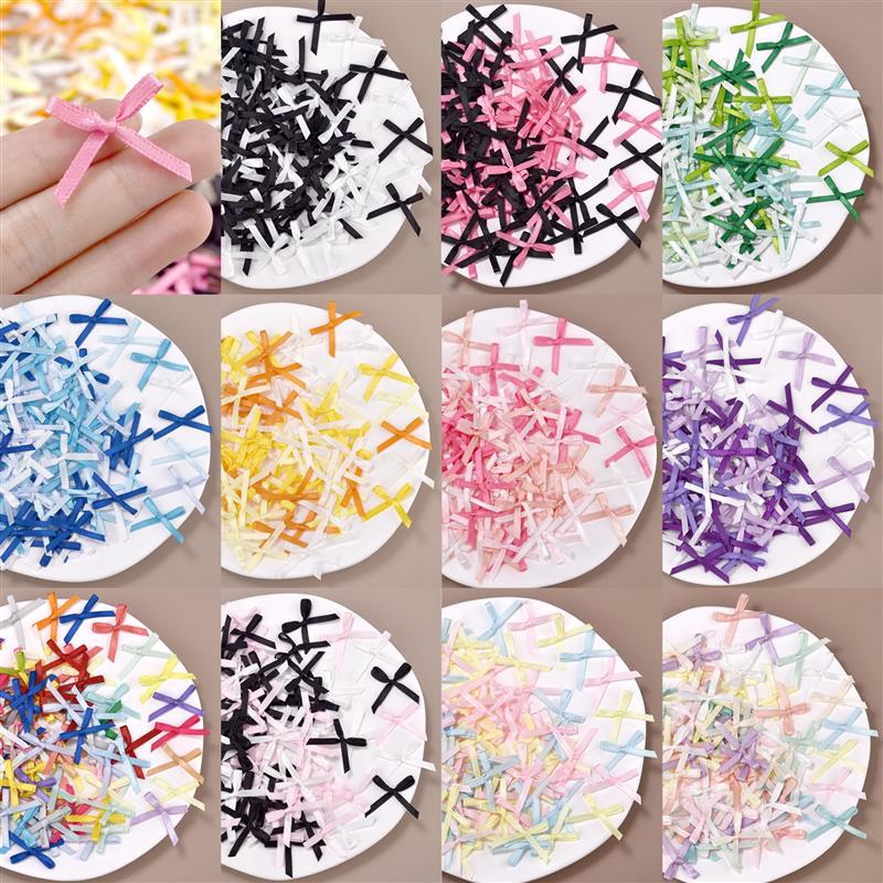 100Pcs 3mm Ribbons Mini Satin  - Christmas Craft Embellishment incelemesi ve fiyatı