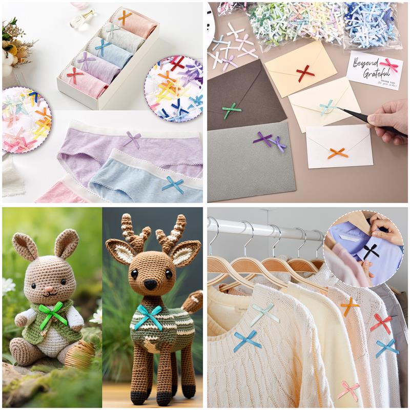 100Pcs 3mm Ribbons Mini Satin  - Christmas Craft Embellishment incelemesi ve fiyatı