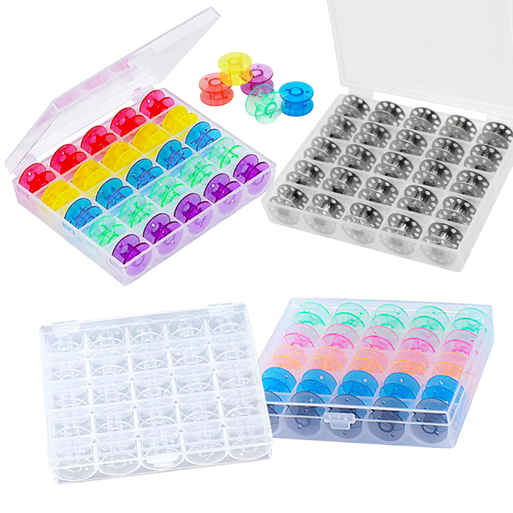 25Pcs/Set Plastic Threads Bobb - Craft Embellishment Storage incelemesi ve fiyatı