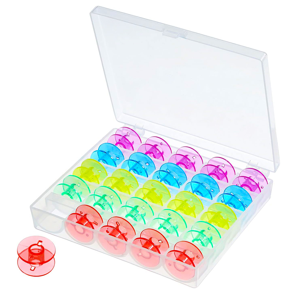 25Pcs/Set Plastic Threads Bobb - Craft Embellishment Storage incelemesi ve fiyatı