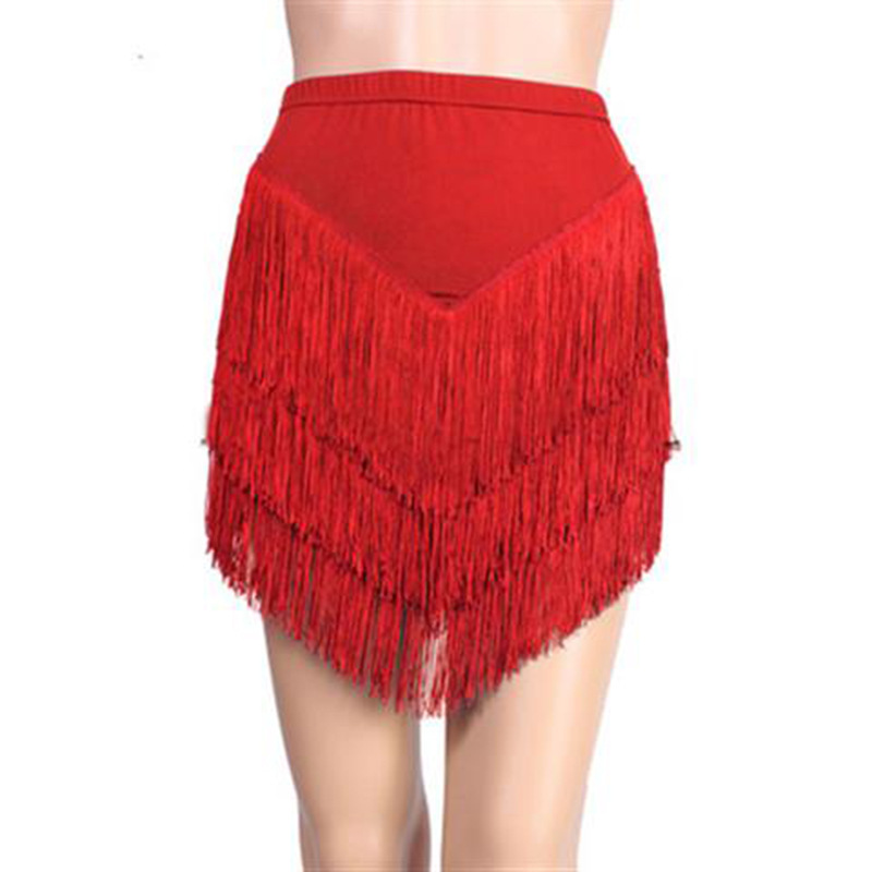 New Fashion Latin Dance Skirt  - Tassel Fringe Trim incelemesi ve fiyatı