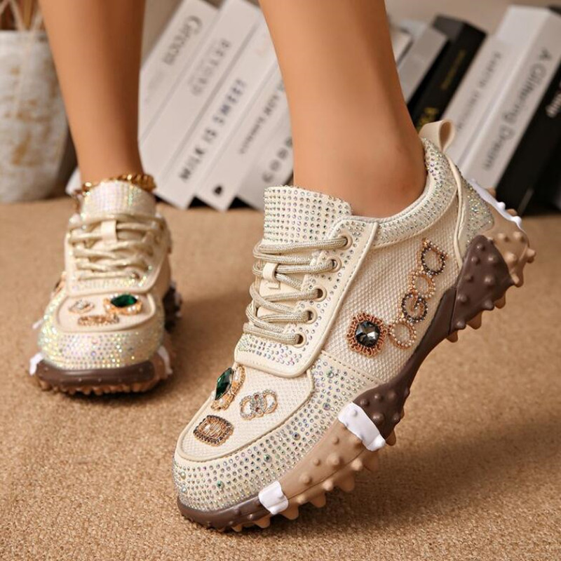 Women 2026 Sneakers Rhinestone - Crystal Mesh Fabric incelemesi ve fiyatı