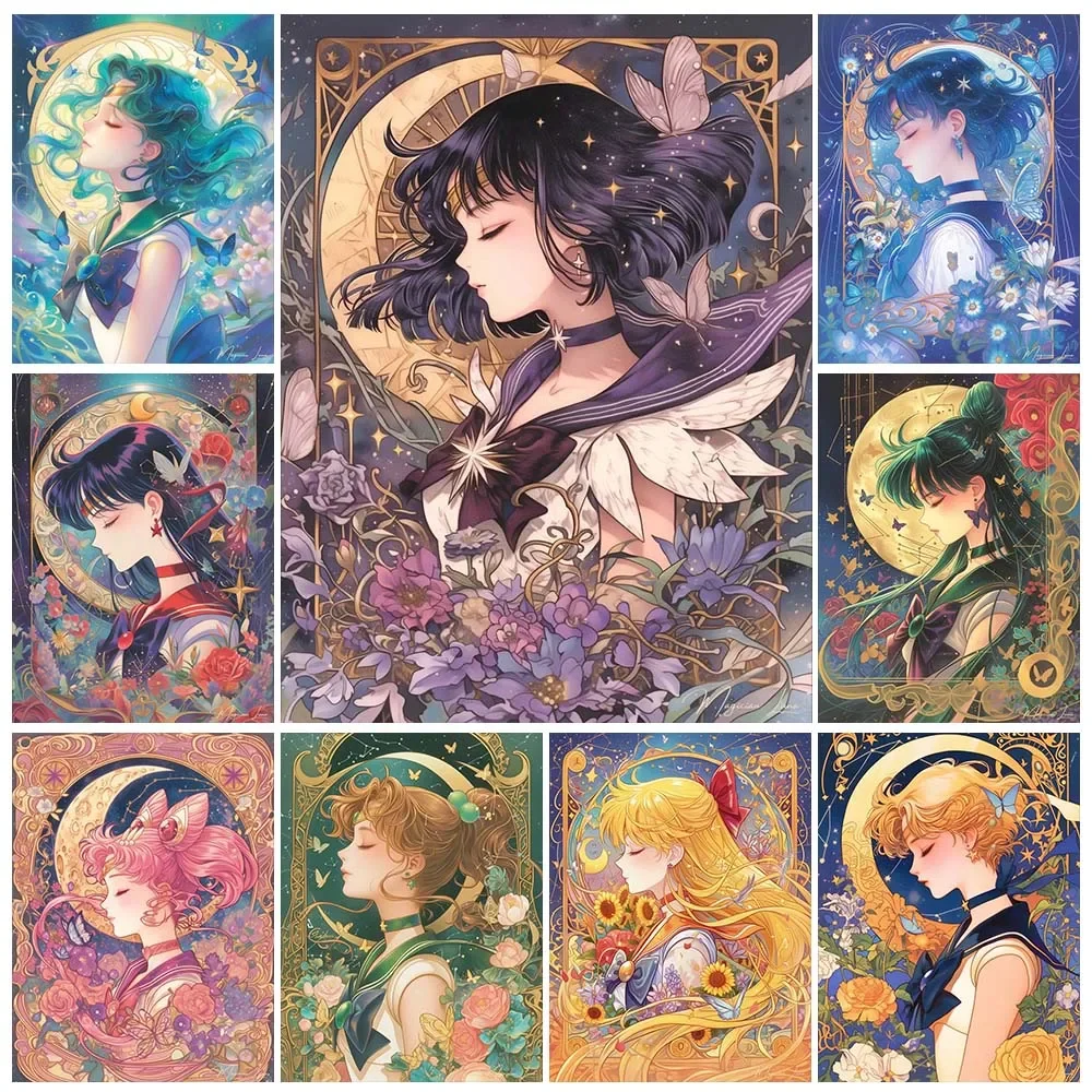 Cartoon Anime Diamond Painting - Embroidery Embellishments incelemesi ve fiyatı