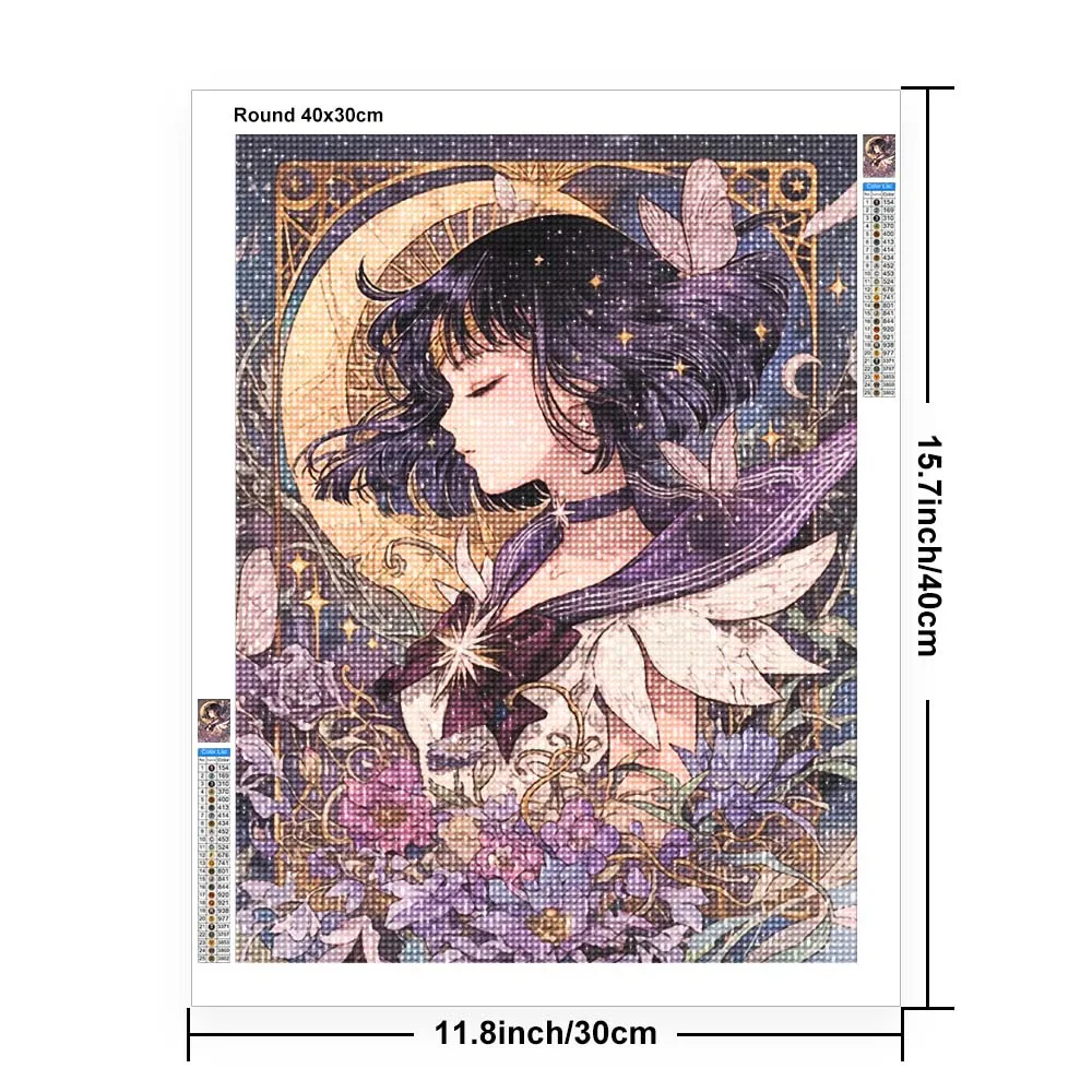 Cartoon Anime Diamond Painting - Embroidery Embellishments incelemesi ve fiyatı