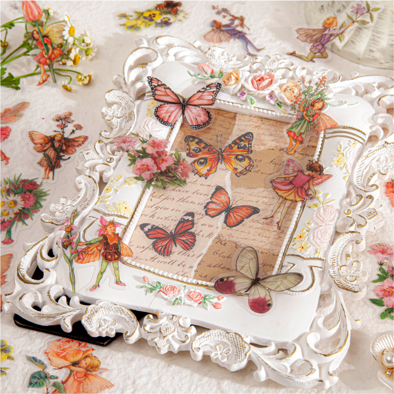 45sheets/pack Vintage Butterfl - Embellishments For Scrapbooking incelemesi ve fiyatı