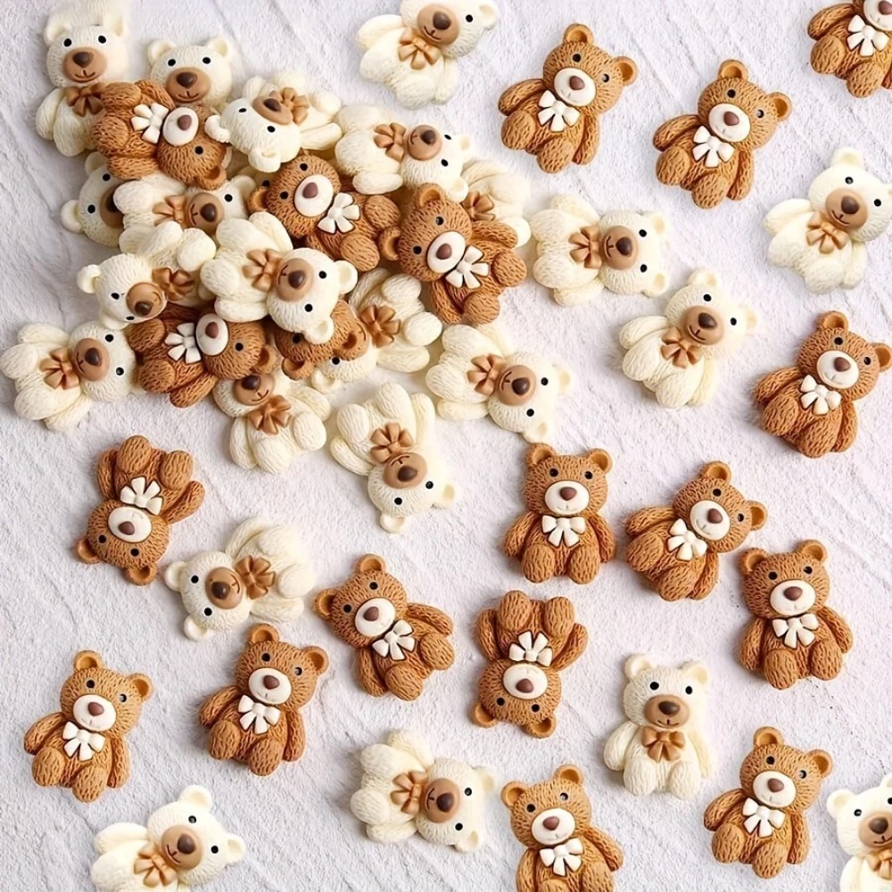 10-100pcs Cartoon Beige Coffee - Embellishments For Scrapbooking incelemesi ve fiyatı