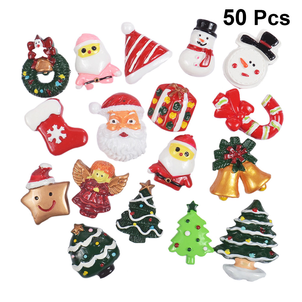 50pcs DIY Resin Accessories Ch - Christmas Craft Embellishment incelemesi ve fiyatı