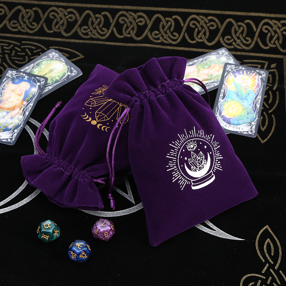 5Pcs Tarot Storage Velvet Bag  - Craft Embellishment Storage incelemesi ve fiyatı