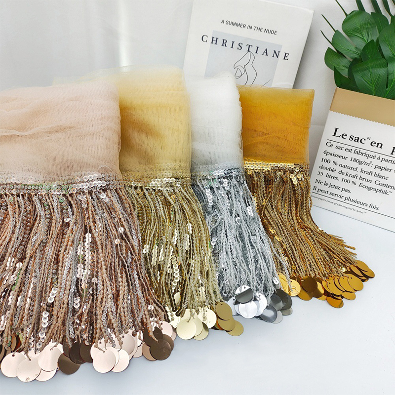 10 Yards Sequins Tassel Lace T - Tassel Fringe Trim incelemesi ve fiyatı