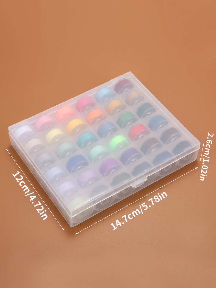 25/36 Colors Set Bobbin Thread - Craft Embellishment Storage incelemesi ve fiyatı