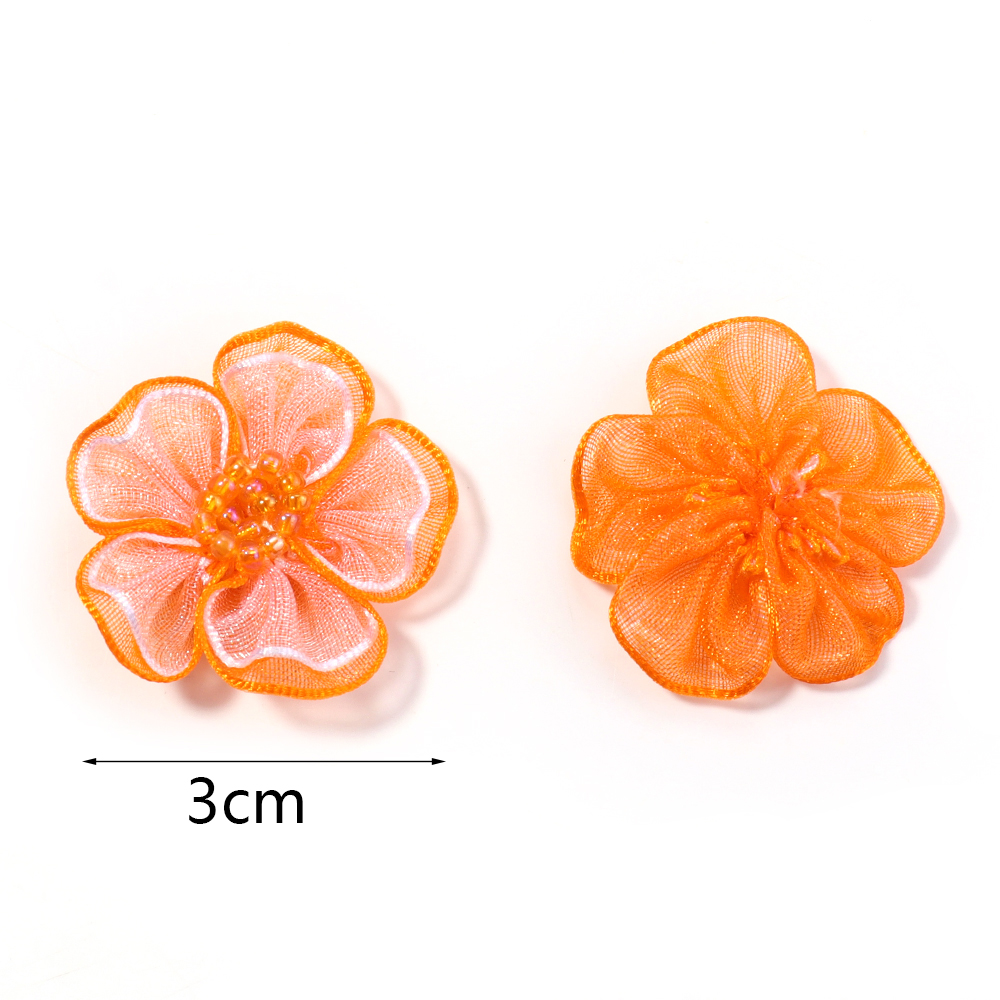 10Pcs/Lot Mesh Flower Applique - Applique Patch Flower incelemesi ve fiyatı