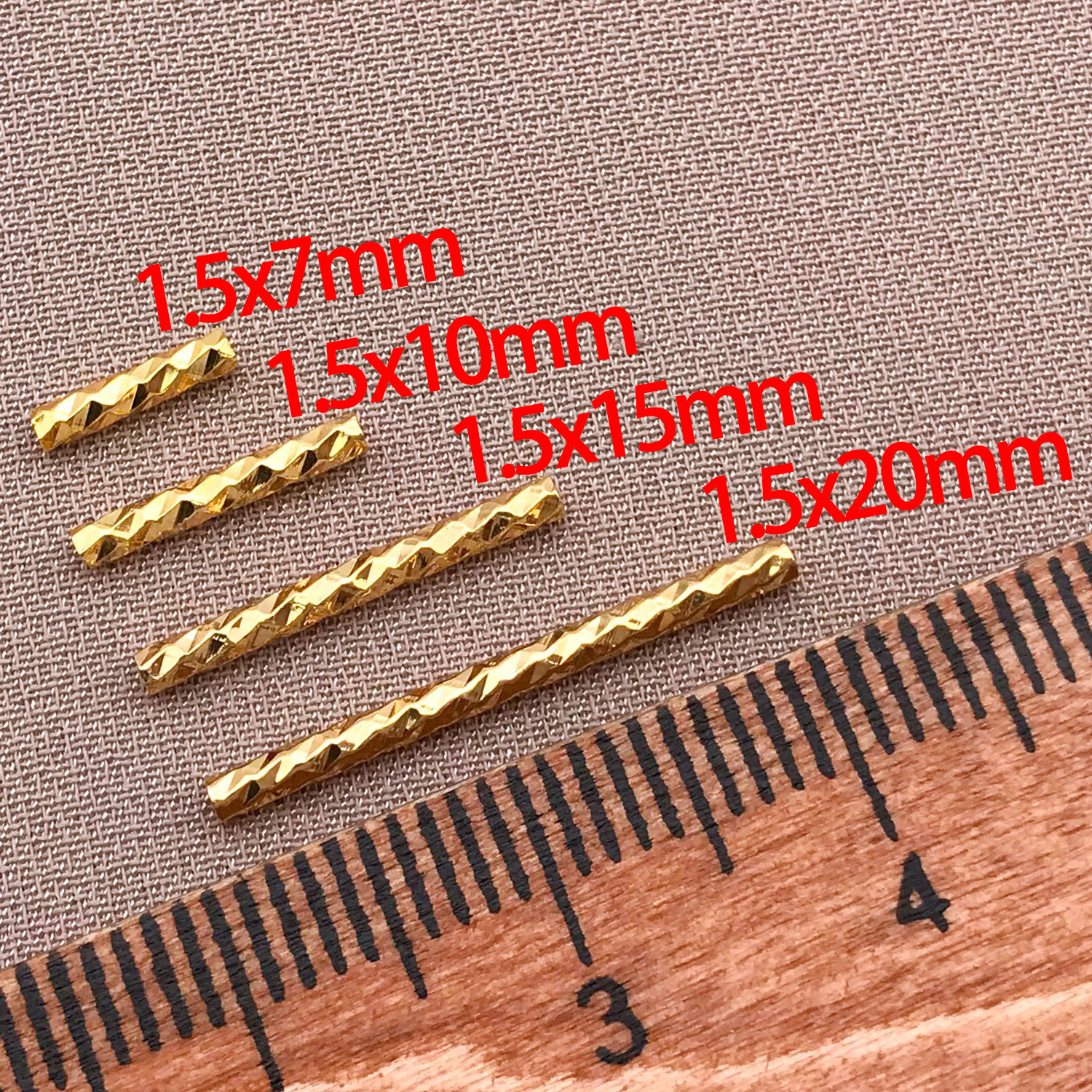 20pcs 18K Copper Plated True G - Embroidery Embellishments incelemesi ve fiyatı