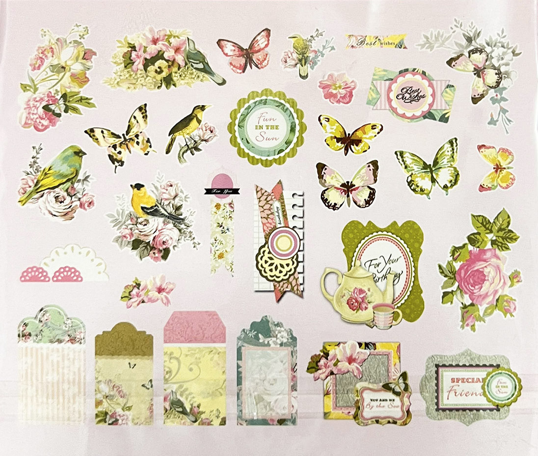 Garden Cardstock Embellishment - Christmas Craft Embellishment incelemesi ve fiyatı