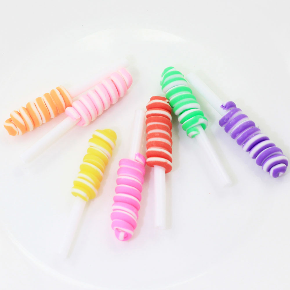100/50pcs  8*52MM Long Lollipo - Christmas Craft Embellishment incelemesi ve fiyatı