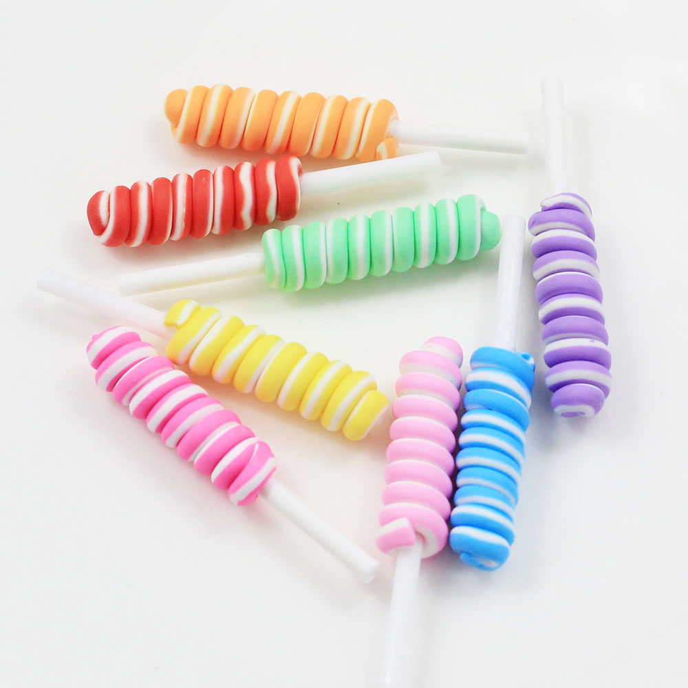 100/50pcs  8*52MM Long Lollipo - Christmas Craft Embellishment incelemesi ve fiyatı