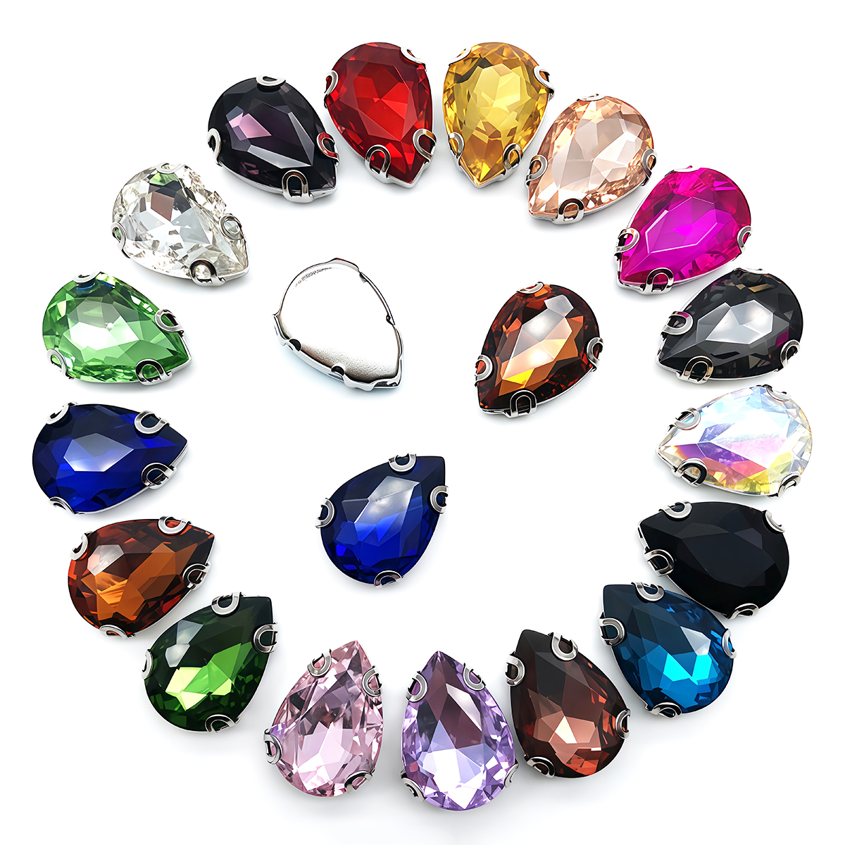 Water Drop Crystal Glass Rhine - Sew On Rhinestone incelemesi ve fiyatı