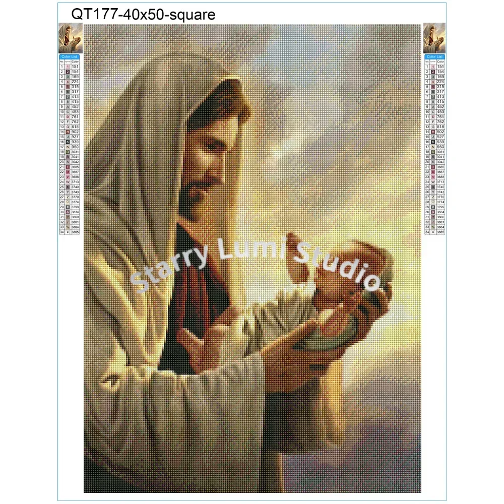 5D Full Square Painting God Mo - Embroidery Embellishments incelemesi ve fiyatı