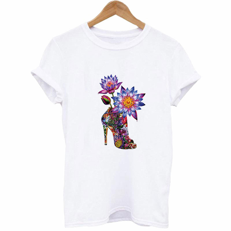 High heels flowers Iron On Pat - Applique Patch Flower incelemesi ve fiyatı