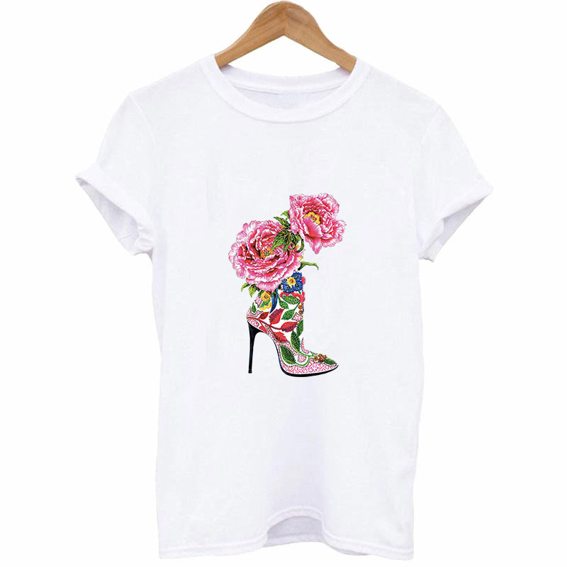 High heels flowers Iron On Pat - Applique Patch Flower incelemesi ve fiyatı