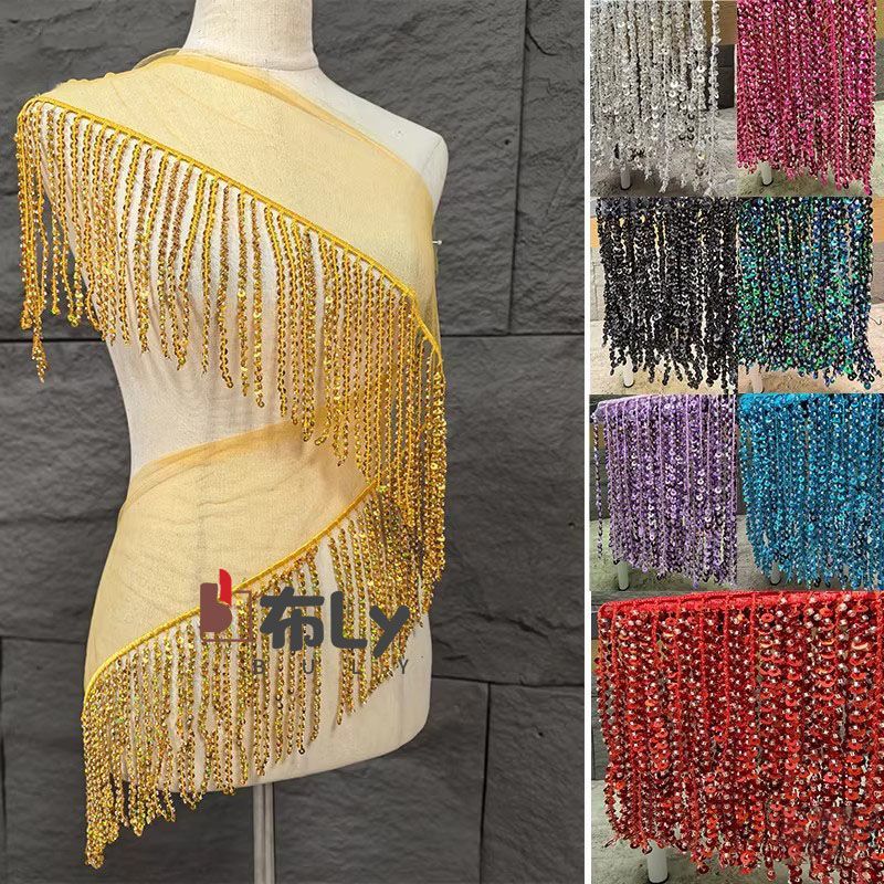 15cm Beaded Sequin Tassel Frin - Tassel Fringe Trim incelemesi ve fiyatı