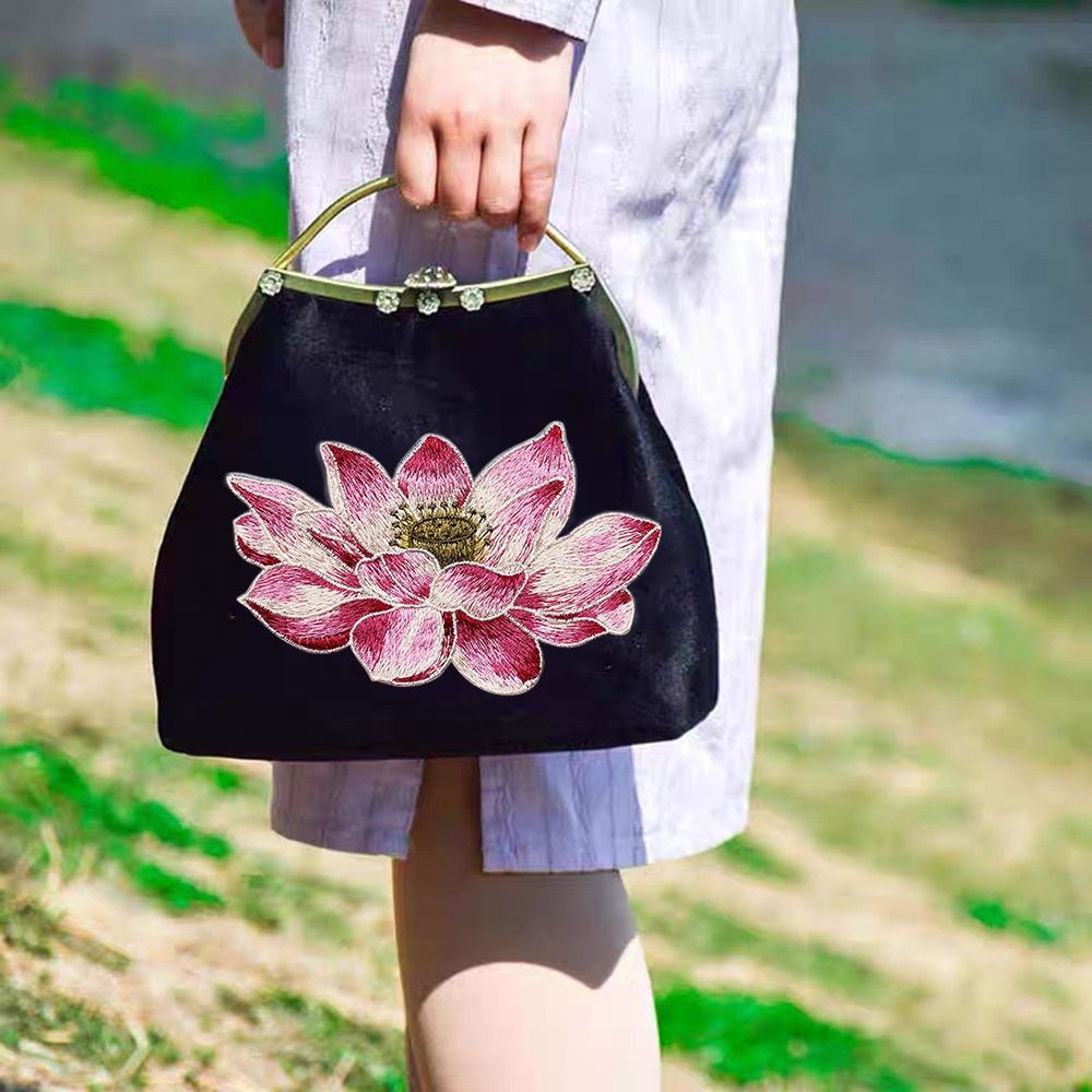 Soft Lotus Flower Patch Embroi - Applique Patch Flower incelemesi ve fiyatı