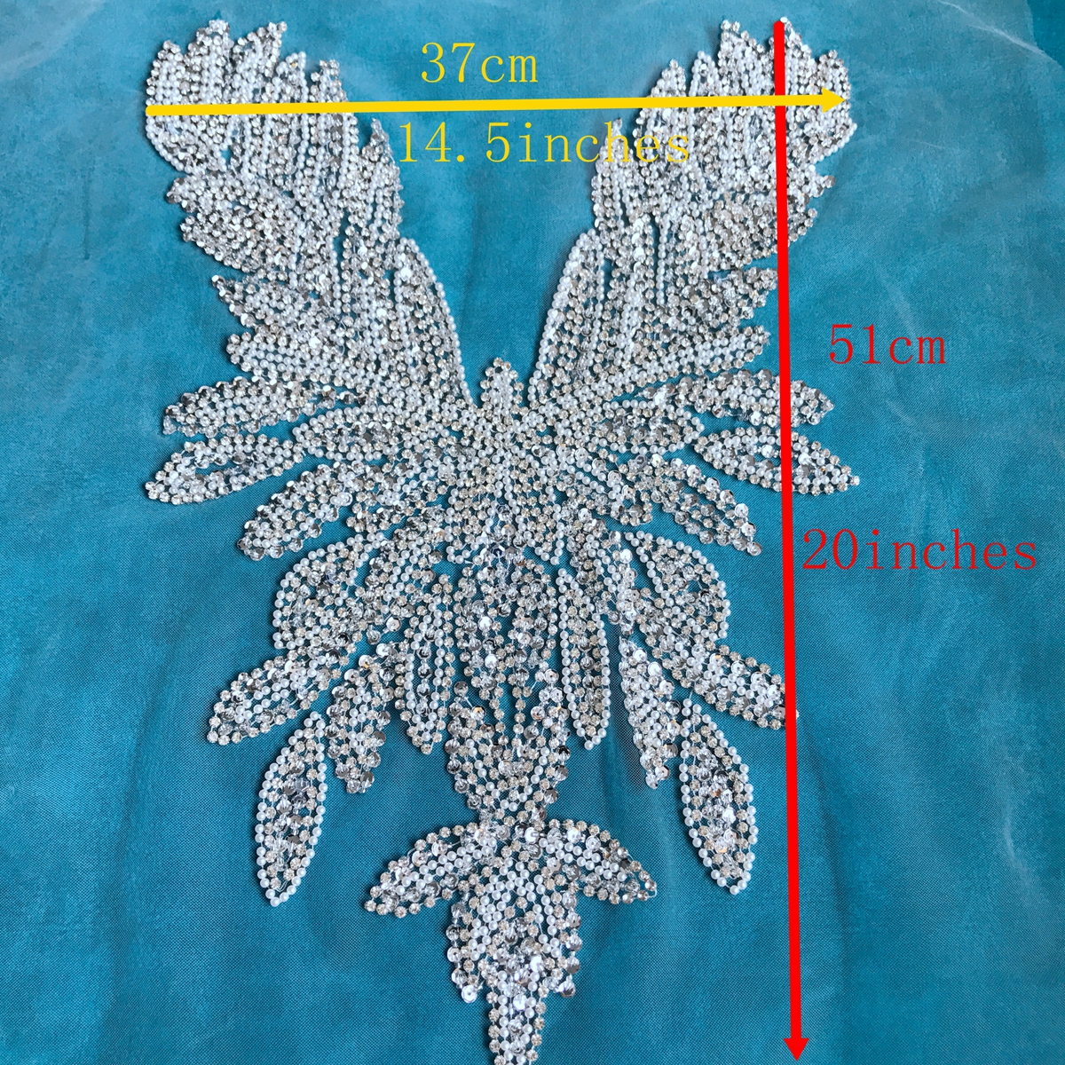 Luxury Beading Mesh Pearls Cry - Crystal Mesh Fabric incelemesi ve fiyatı