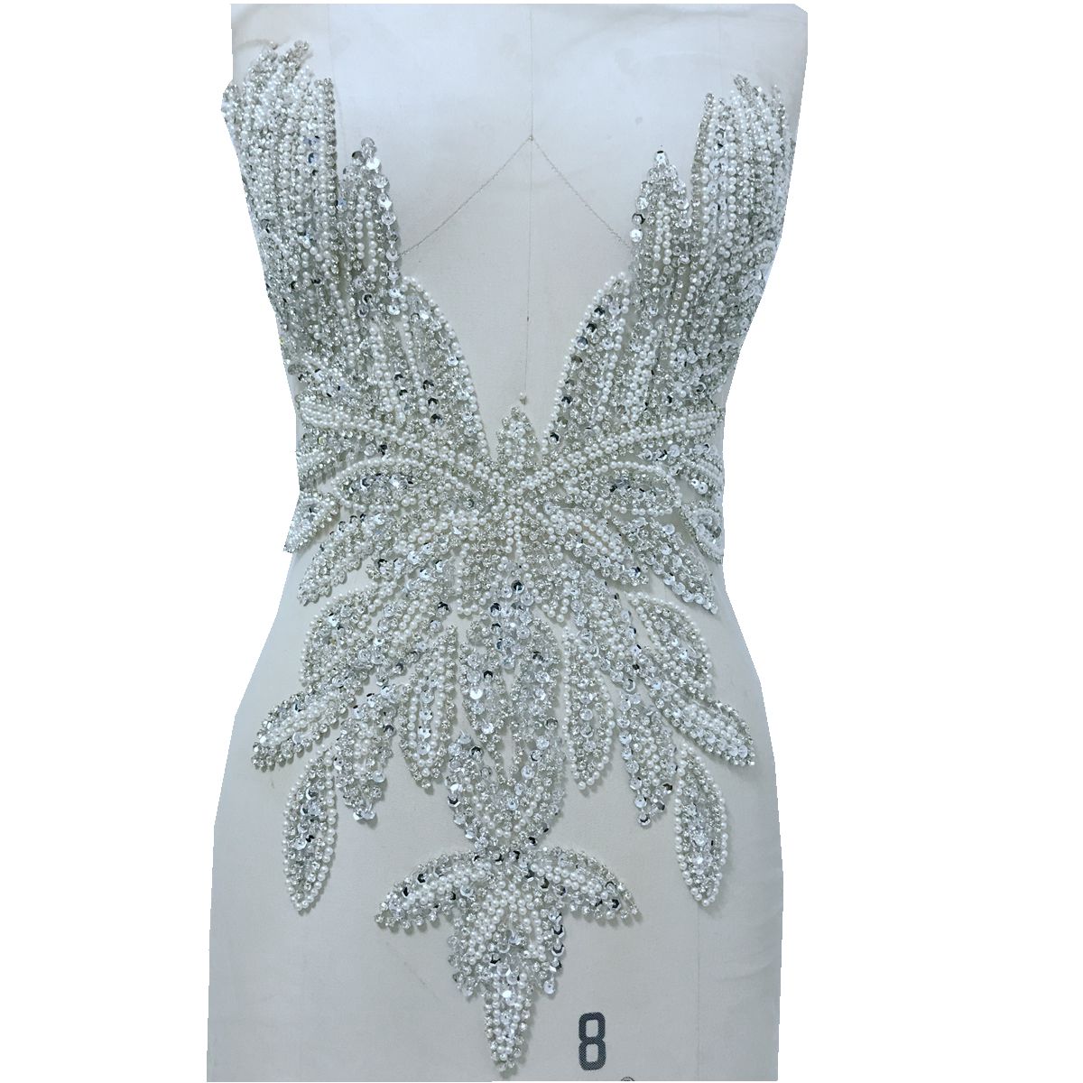 Luxury Beading Mesh Pearls Cry - Crystal Mesh Fabric incelemesi ve fiyatı