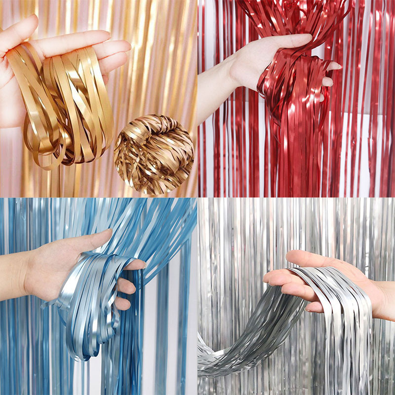 1Bag 2-meter Backdrop Foil Fri - Tassel Fringe Trim incelemesi ve fiyatı