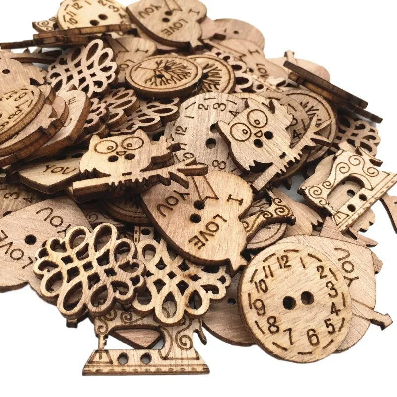 50pcs Wooden Craft Embellishme - Christmas Craft Embellishment incelemesi ve fiyatı