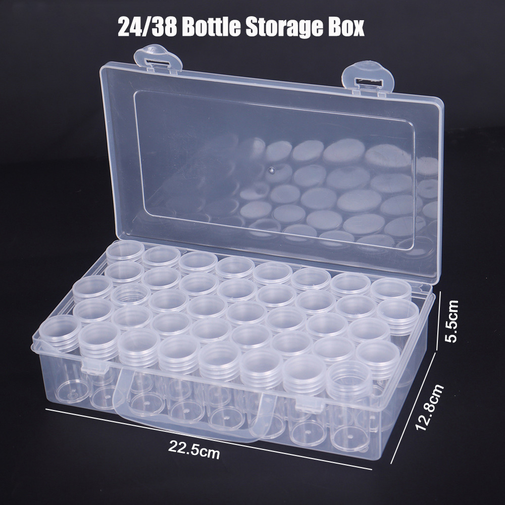Bottles Box Storage Transparen - Craft Embellishment Storage incelemesi ve fiyatı