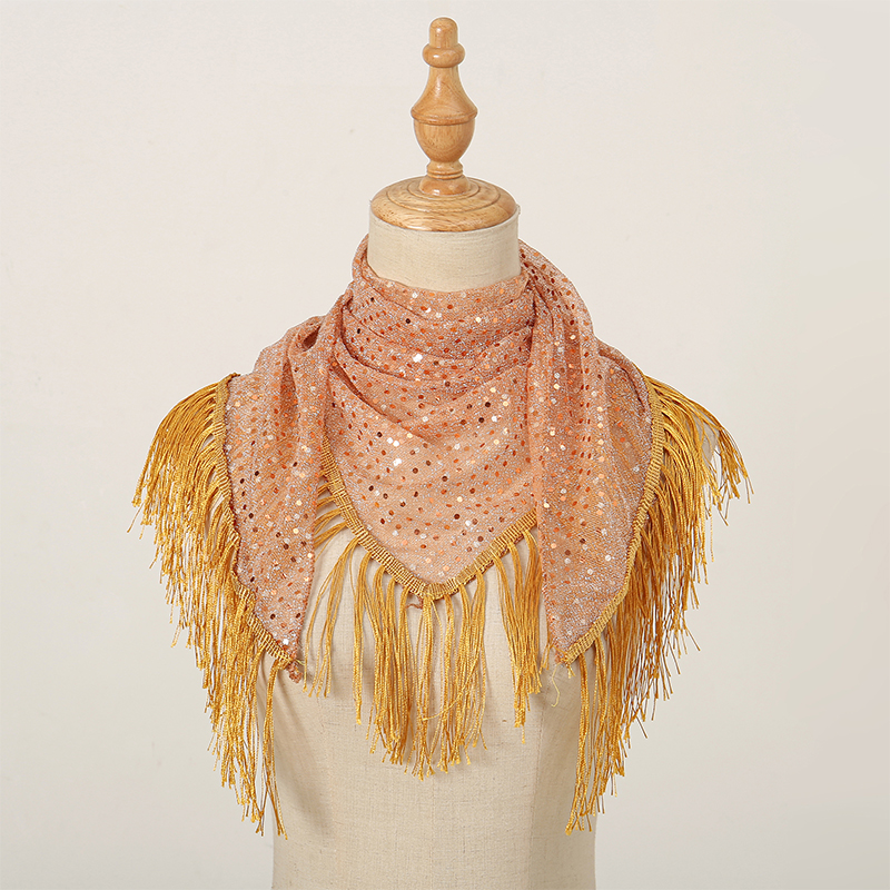 2024 Fashion Triangle Scarf Ha - Tassel Fringe Trim incelemesi ve fiyatı