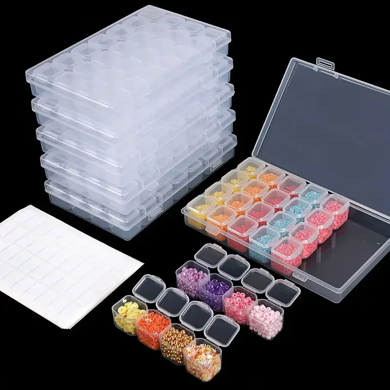 28 grid diamond painting tool  - Craft Embellishment Storage incelemesi ve fiyatı
