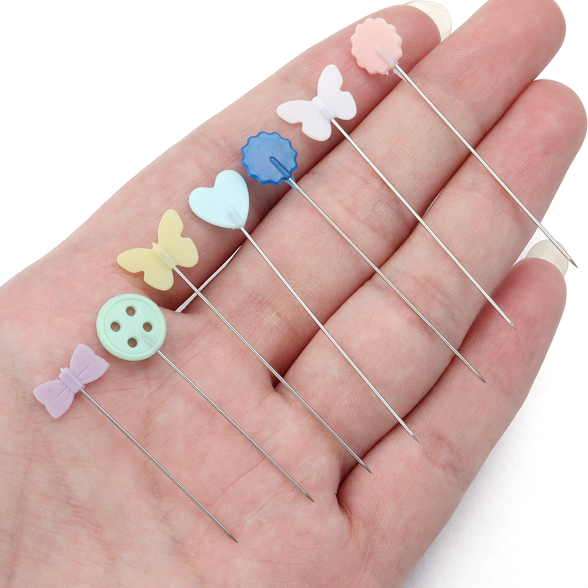 50pcs/box Stainless Steel Dres - Craft Embellishment Storage incelemesi ve fiyatı