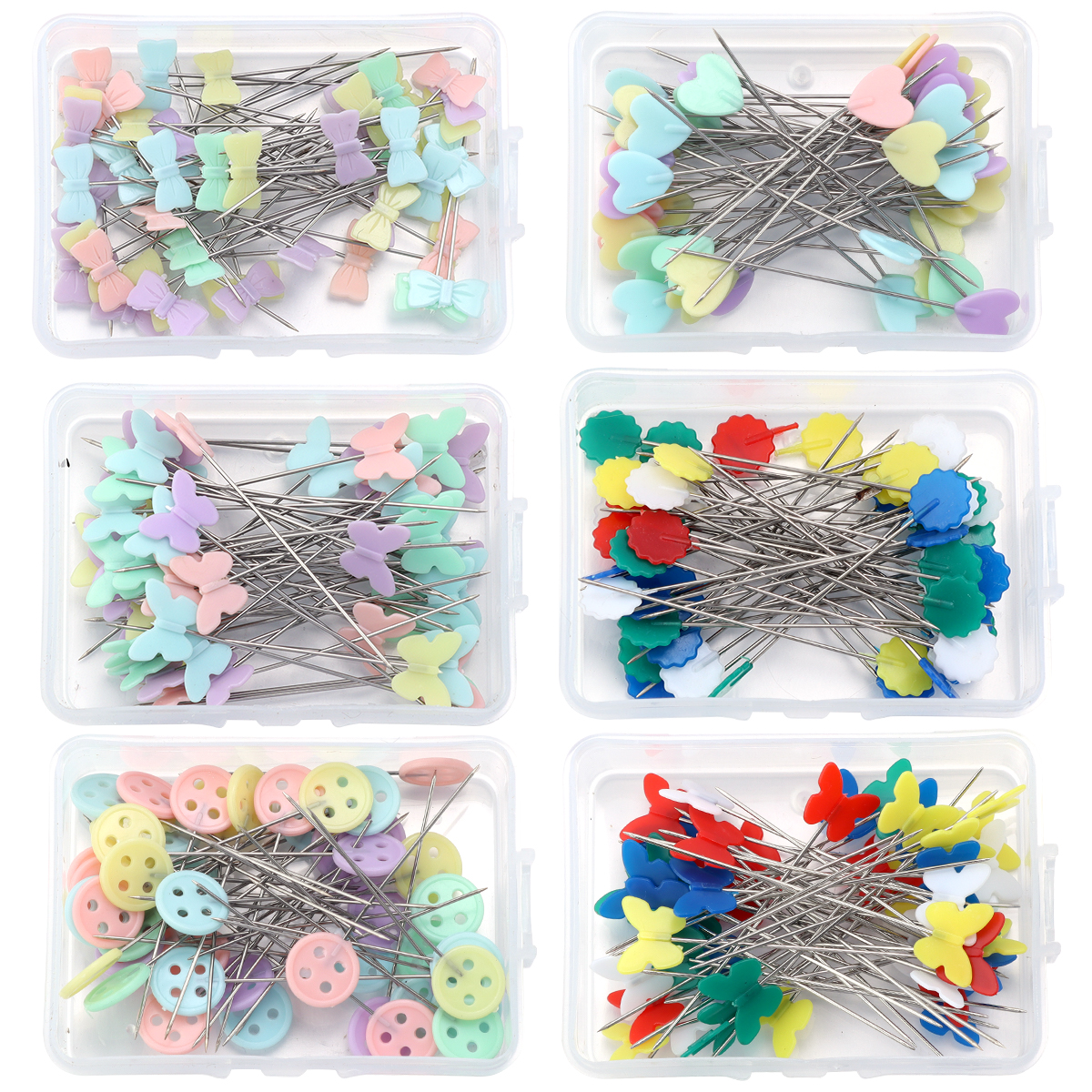 50pcs/box Stainless Steel Dres - Craft Embellishment Storage incelemesi ve fiyatı
