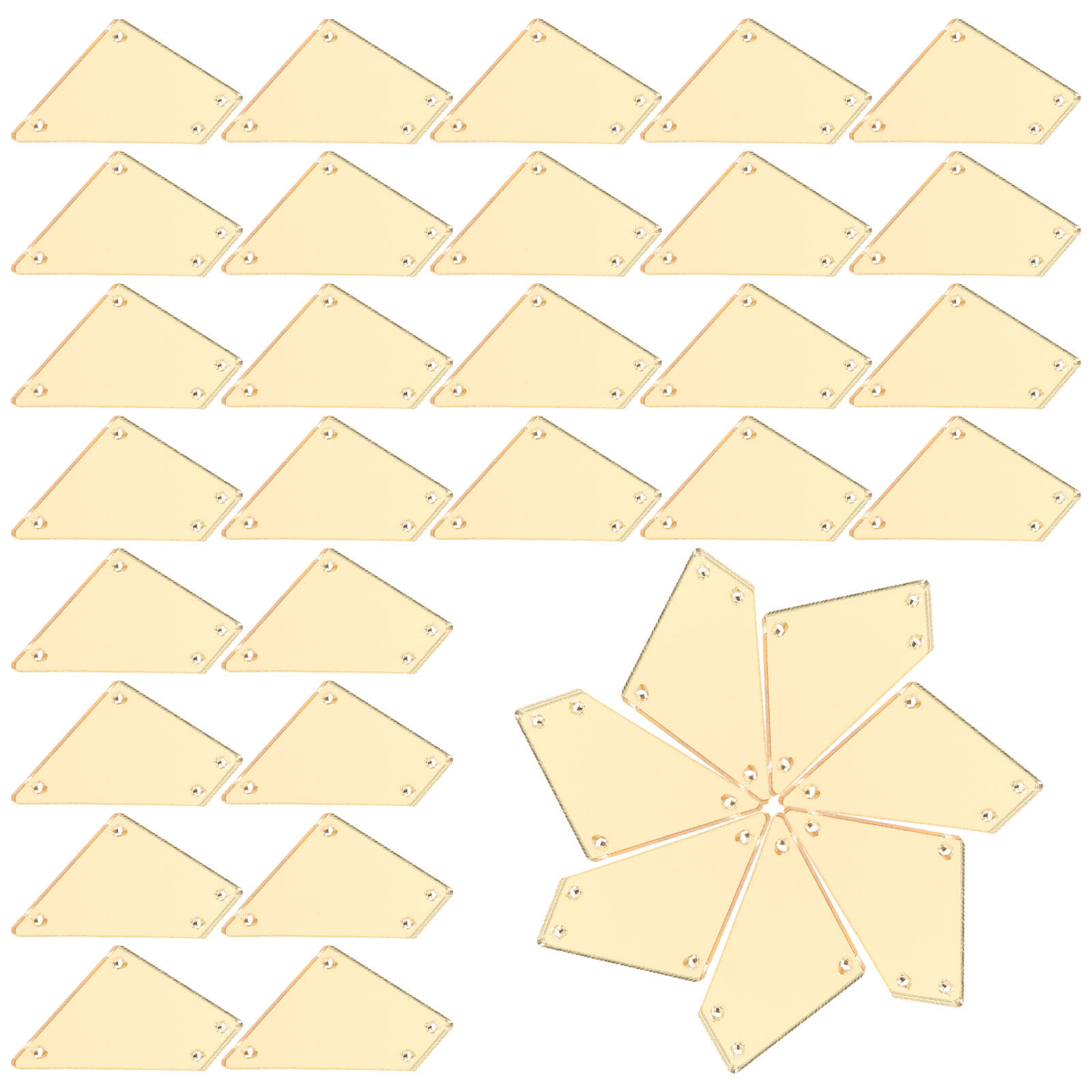 50Pcs Acrylic Mirror Rhineston - Sew On Rhinestone incelemesi ve fiyatı