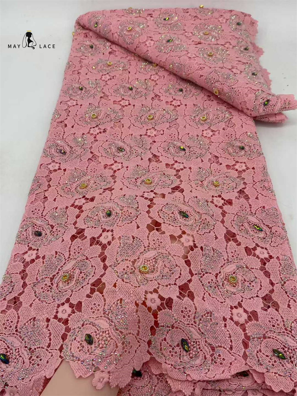Latest Cord Guipure Lace Fabri - Crystal Mesh Fabric incelemesi ve fiyatı