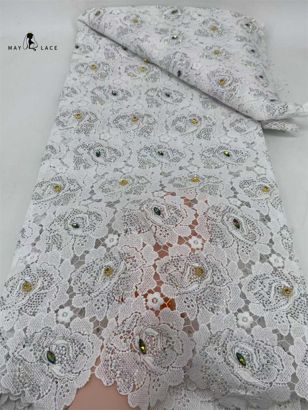 Latest Cord Guipure Lace Fabri - Crystal Mesh Fabric incelemesi ve fiyatı