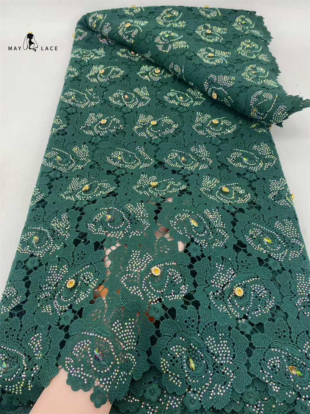 Latest Cord Guipure Lace Fabri - Crystal Mesh Fabric incelemesi ve fiyatı